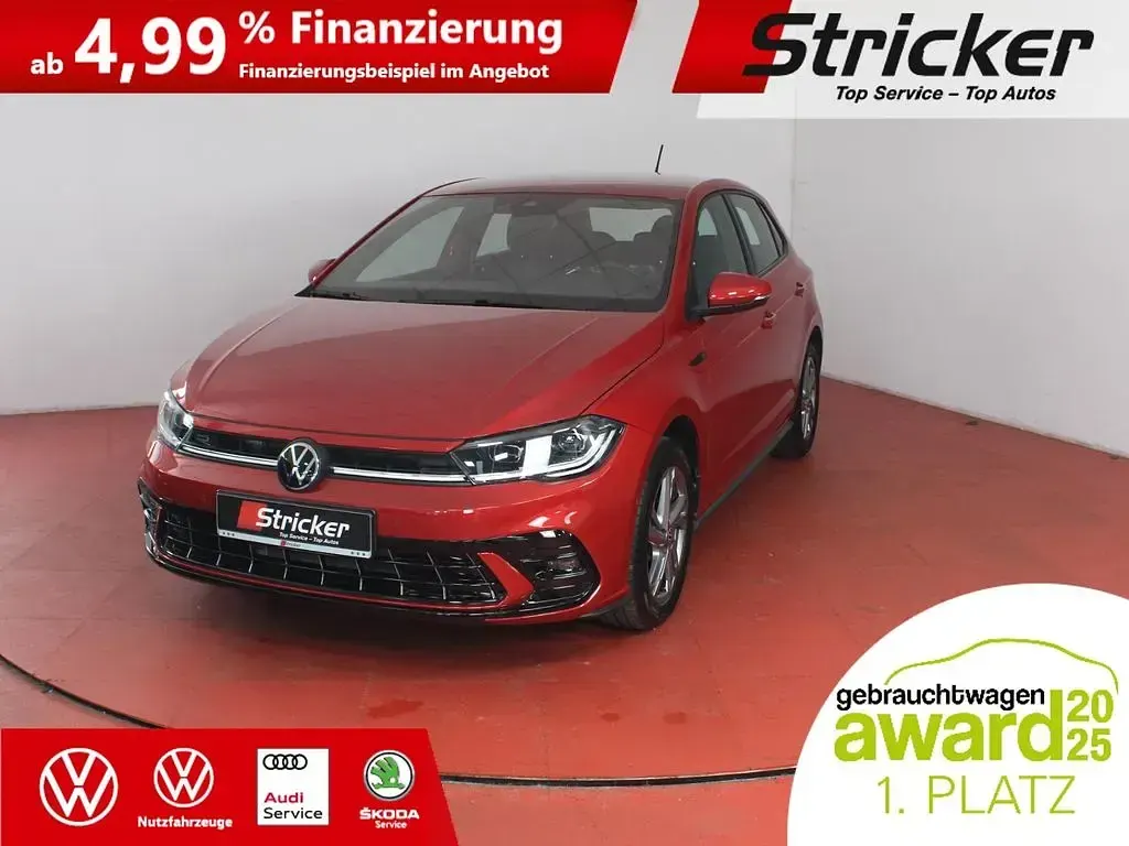 Gebraucht VW Polo R-line 95 PS (69 kW) 2023 Kings red Kleinwagen