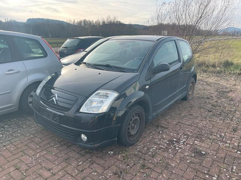 Schwarz Gebraucht 2007 Citroën C2 Kleinwagen | 499 € (Superpreis) - Bild 1/4