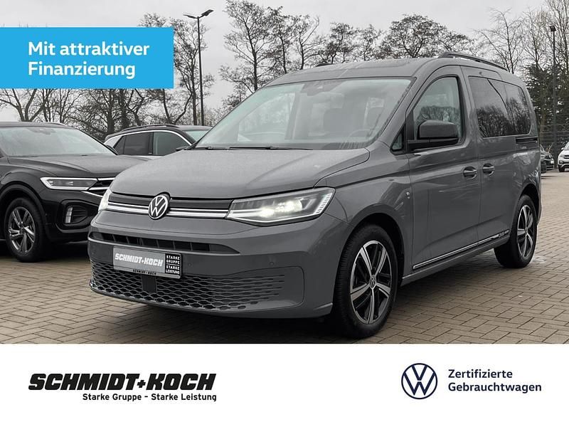 Gebraucht VW Caddy Dark Label 102 PS (75 kW) 2024 Pure grey (grau) Van / Kleinbus