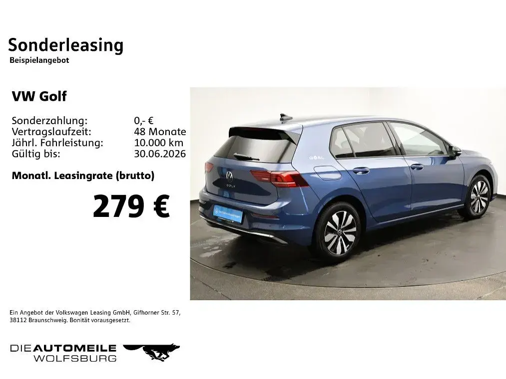 Second-hand VW Golf VIII Goal 150 CP (110 kW) 2025 Albastru Berlinǎ