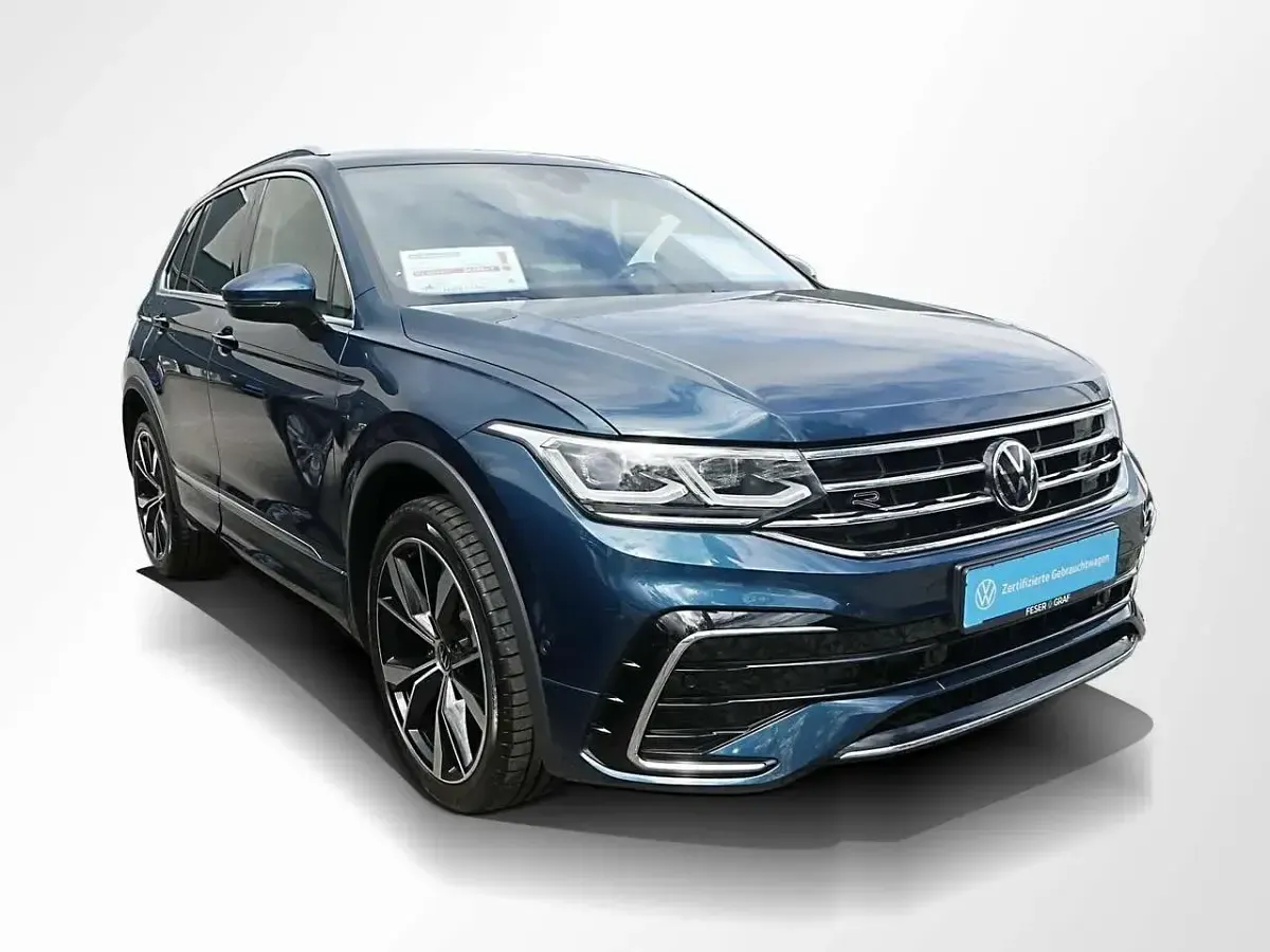 Gebraucht VW Tiguan R-line 245 PS (180 kW) 2023 Nightshade blue metallic SUV