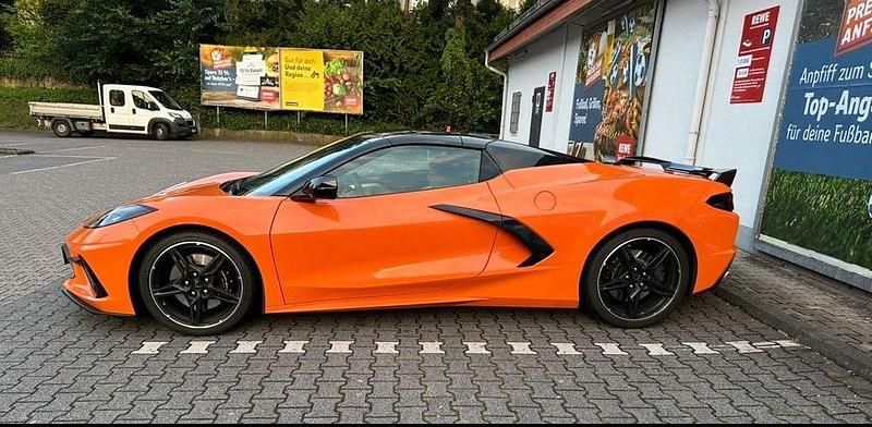 Orange Gebraucht 2022 Corvette C8 Cabrio | 99.200 € - Bild 1/4