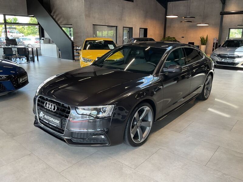 Grau Gebraucht 2014 Audi A5 Sportback S-Line Limousine | 15.980 € (Fairer Preis) - Bild 1/4