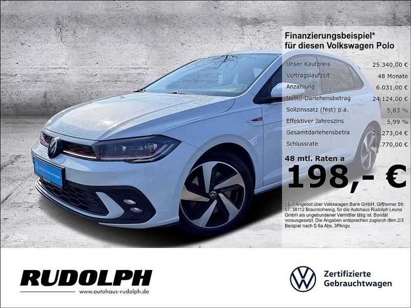 Pure white Gebraucht 2023 VW Polo GTI Kleinwagen | 25.340 € (Fairer Preis) - Bild 1/4