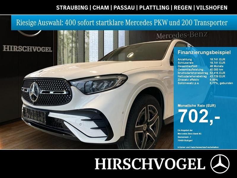 Polarweiß Gebraucht 2023 Mercedes GLC300e AMG line SUV | 54.370 € (Superpreis) - Bild 1/4