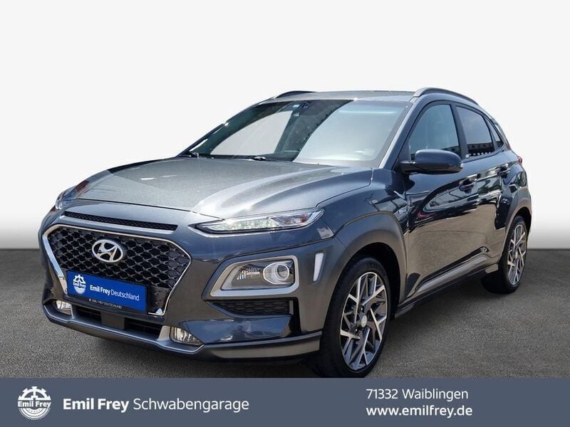 Dark knight metallic Gebraucht 2020 Hyundai Kona Style SUV | 19.220 € (Fairer Preis) - Bild 1/4
