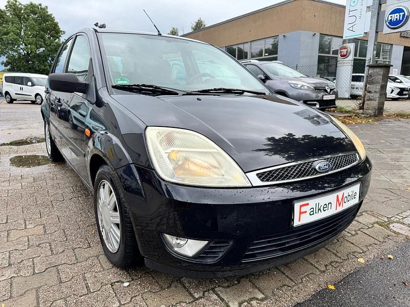 Schwarz Gebraucht 2003 Ford Fiesta Ghia Kleinwagen | 1.998 € (Guter Preis) - Bild 1/4