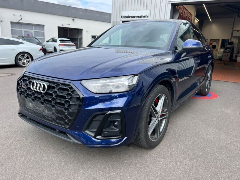 Blau Gebraucht 2021 Audi SQ5 Sportback Sport SUV | 45.990 € (Fairer Preis) - Bild 1/4