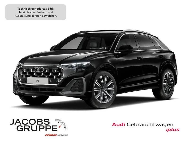 Schwarz Gebraucht 2025 Audi Q8 S-Line SUV | 75.779 € (Teuer) - Bild 1/4