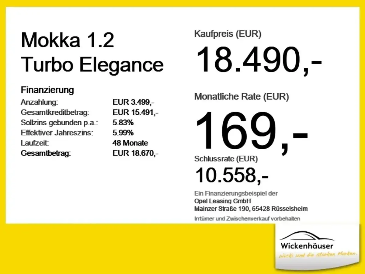 Gebraucht Opel Mokka Elegance 131 PS (96 kW) 2024 Schwarz perla nera (metallic) SUV