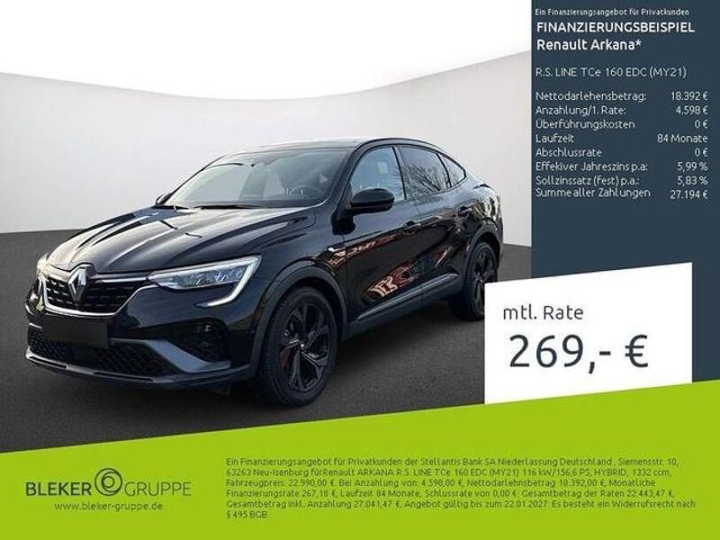 Schwarz Gebraucht 2022 Renault Arkana R.S. SUV | 22.990 € (Fairer Preis) - Bild 1/3