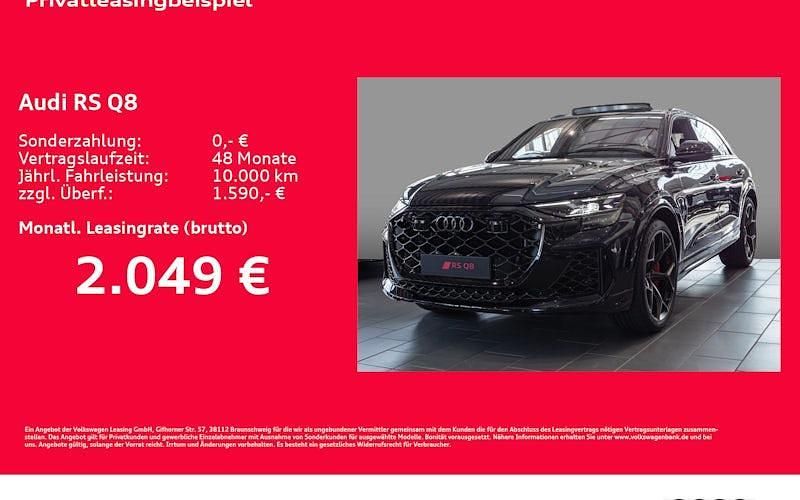 Neu Audi RS Q8 Performance 640 PS (470 kW) 2025 Blau SUV