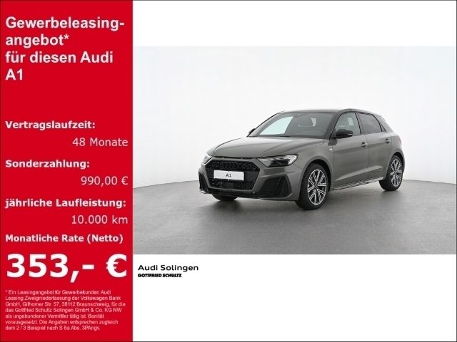 Chronosgrau metallic Neu 2025 Audi A1 Sportback S-Line Kleinwagen | 36.980 € (Etwas zu teuer) - Bild 1/4