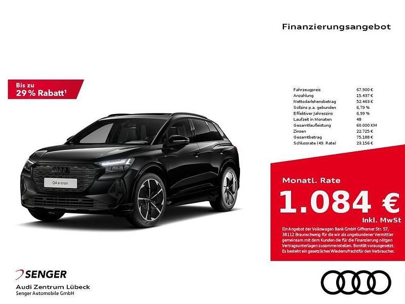 Mythosschwarz Neu 2025 Audi Q4 e-tron Sport SUV | 67.900 € - Bild 1/4