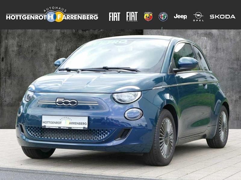 Grün Gebraucht 2021 Fiat 500e Icon Kleinwagen | 17.990 € (Etwas zu teuer) - Bild 1/4