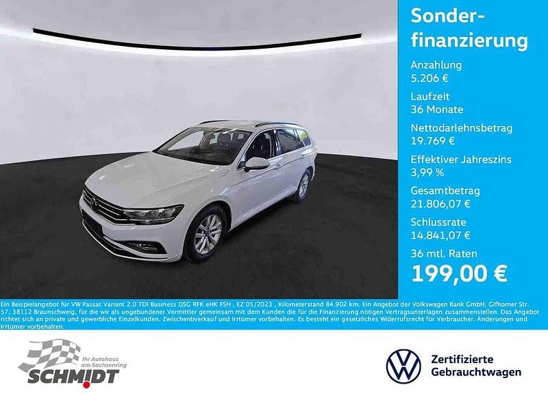 Gletscherweiß metallic Gebraucht 2023 VW Passat Business Kombi | 24.975 € (Fairer Preis) - Bild 1/4