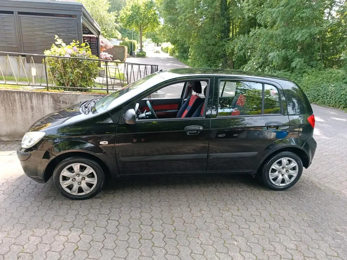 Gebraucht Hyundai Getz 2008 Schwarz Kleinwagen