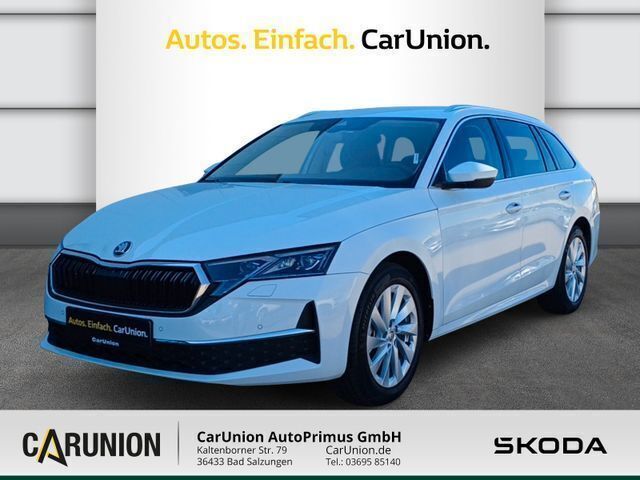 Moonweiss metallic met. Gebraucht 2024 Skoda Octavia Selection Kombi | 36.900 € (Teuer) - Bild 1/4