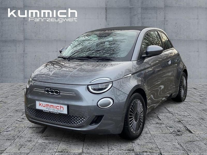 Grau Gebraucht 2021 Fiat 500e Icon Cabrio | 17.900 € (Fairer Preis) - Bild 1/4