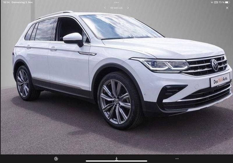 Gebraucht VW Tiguan Elegance 150 PS (110 kW) 2021 Weiß SUV
