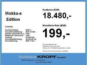 Gebraucht Opel Mokka-e 100 kW (136 PS) 2022 Weiß (weiß) SUV