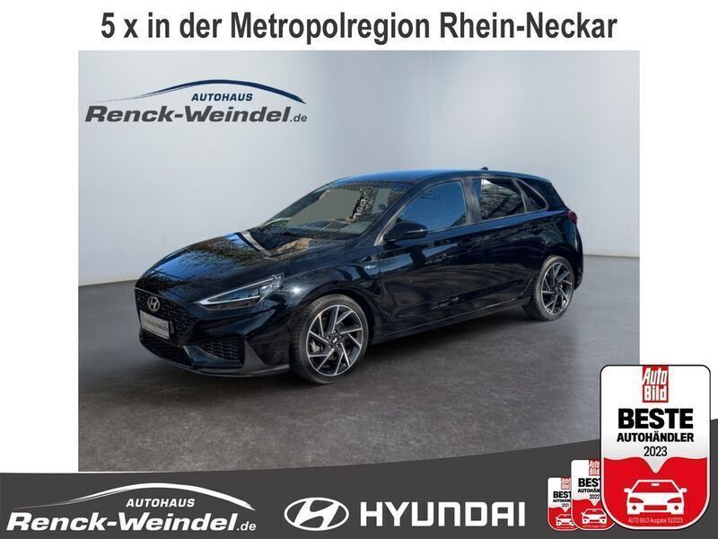 Schwarz Gebraucht 2023 Hyundai i30 N Line Limousine | 24.989 € (Etwas zu teuer) - Bild 1/4