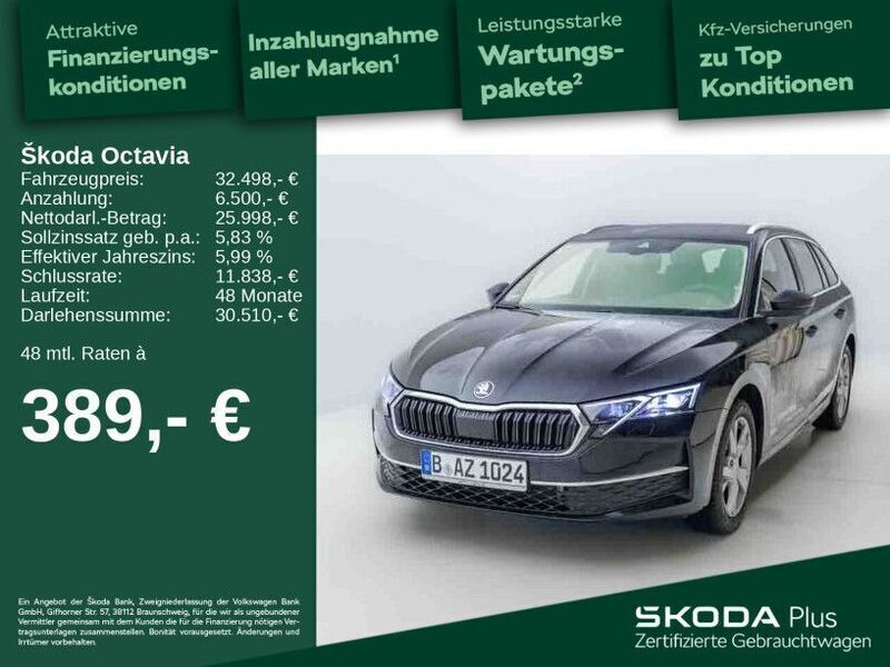 Blackmagic perleffekt Gebraucht 2024 Skoda Octavia Selection Kombi | 32.498 € (Guter Preis) - Bild 1/4