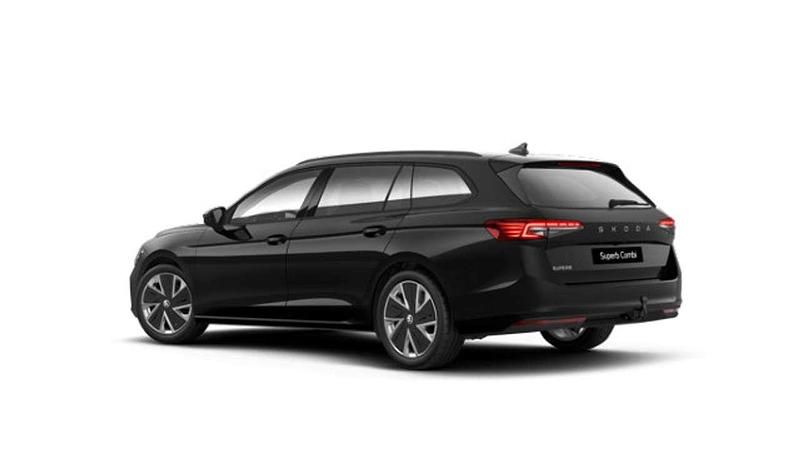 Neu Skoda Superb Selection 150 PS (110 kW) 2026 Ebony schwarz metallic Kombi