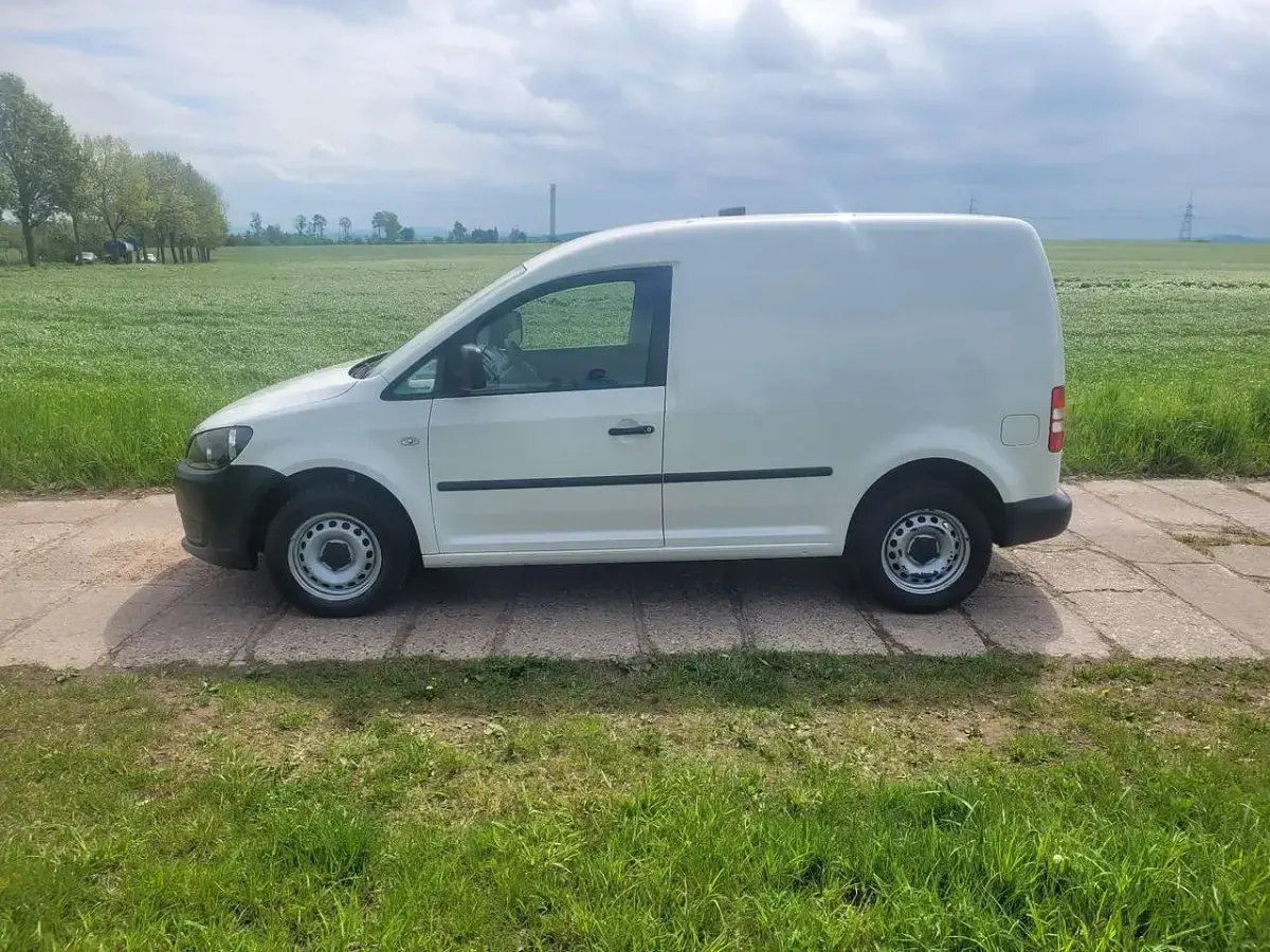 Gebraucht VW Caddy 75 PS (55 kW) 2015 Weiß Van / Kleinbus