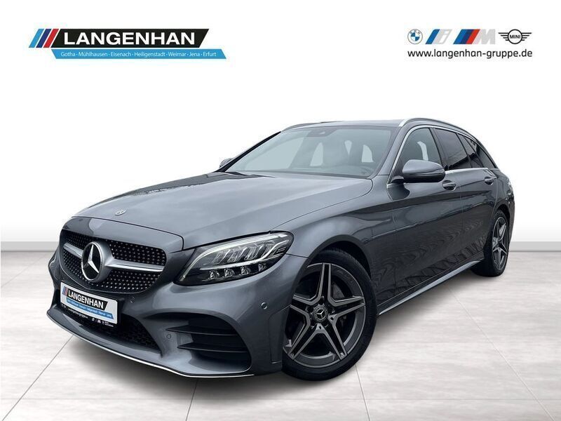 Grau Gebraucht 2020 Mercedes C220 AMG line Limousine | 29.820 € (Guter Preis) - Bild 1/4
