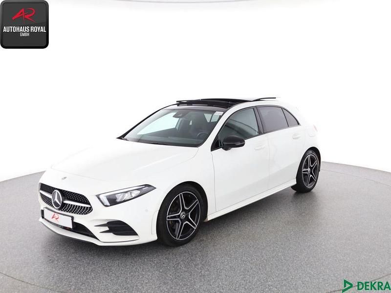 Weiß Gebraucht 2018 Mercedes A200 AMG Limousine | 22.880 € (Fairer Preis) - Bild 1/4