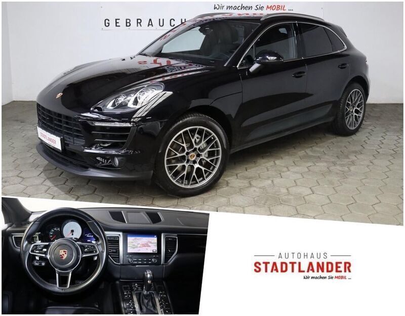 Tiefschwarz Gebraucht 2017 Porsche Macan S SUV | 39.990 € (Guter Preis) - Bild 1/4