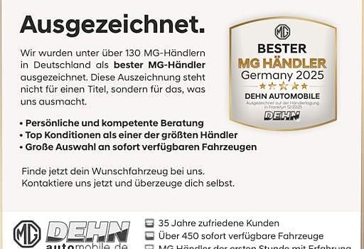 Neu MG MG4 EV 125 kW (170 PS) 2025 Pebble black Kleinwagen