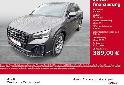 Grau Gebraucht 2025 Audi Q2 S-Line SUV | 39.488 € (Etwas zu teuer) - Bild 1/4