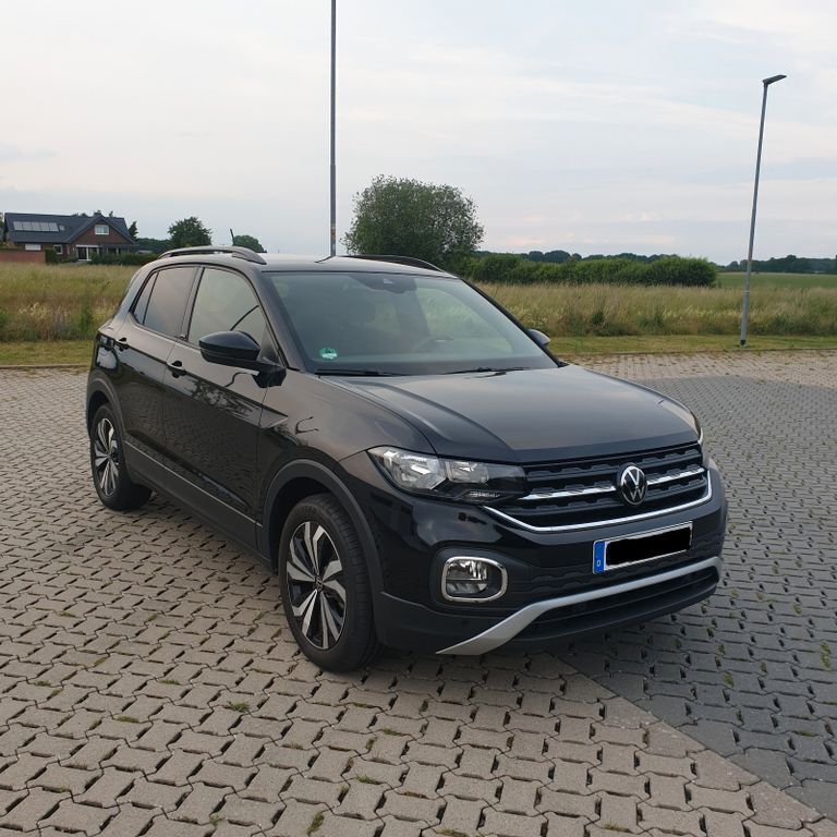 Schwarz Gebraucht 2022 VW T-Cross Active SUV | 22.999 € (Fairer Preis) - Bild 1/4