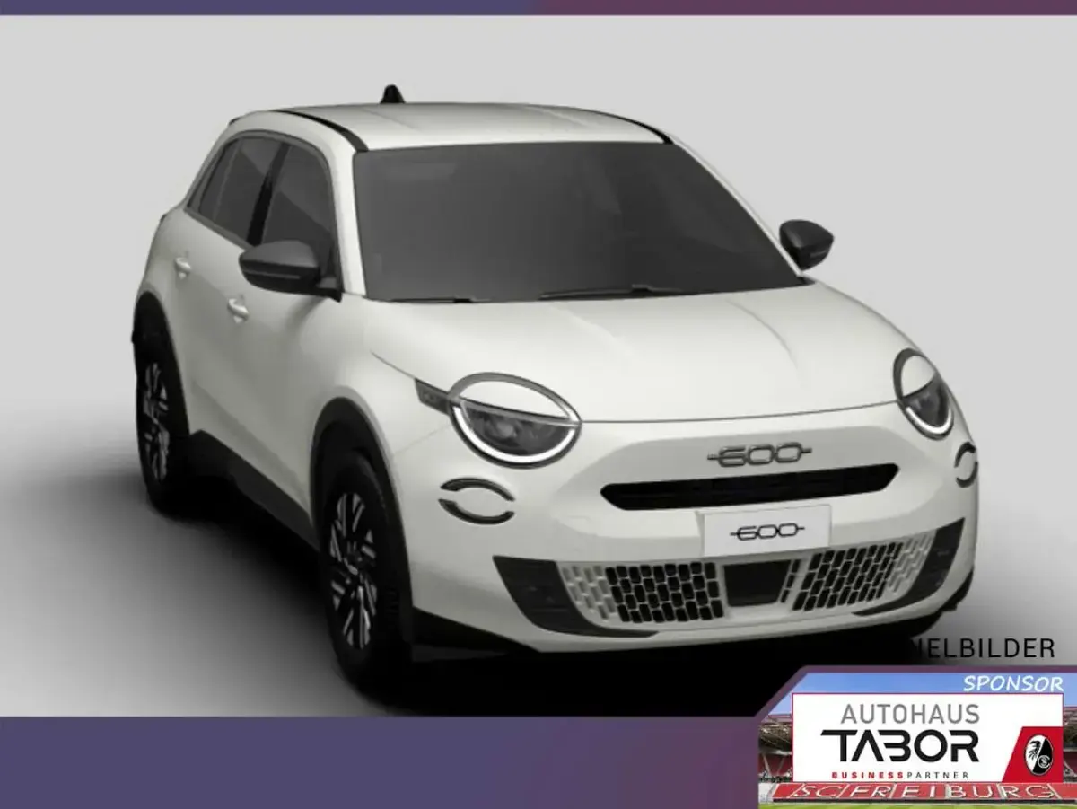 Neu Fiat 600 Red 114 kW (156 PS) 2025 Gelato weiß SUV