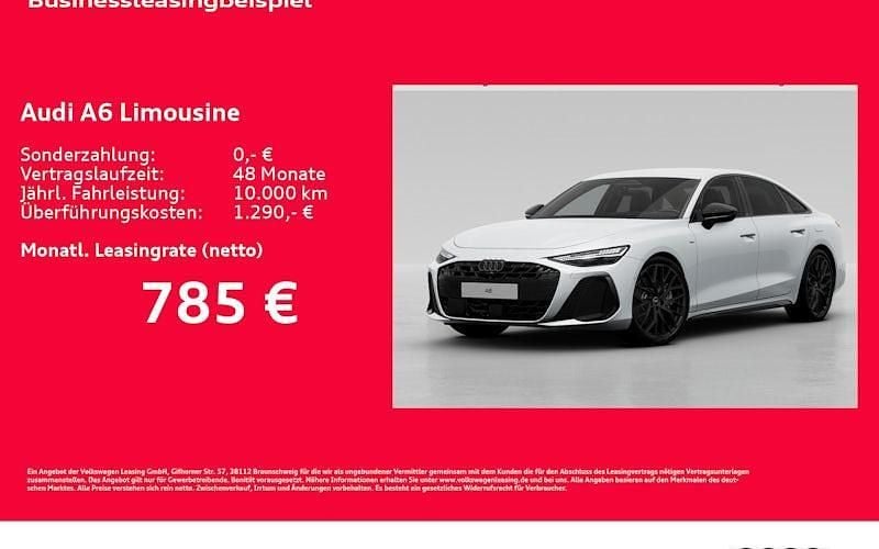 Weiß Neu 2025 Audi A6 Ambiente Limousine | 79.576 € (Fairer Preis) - Bild 1/4