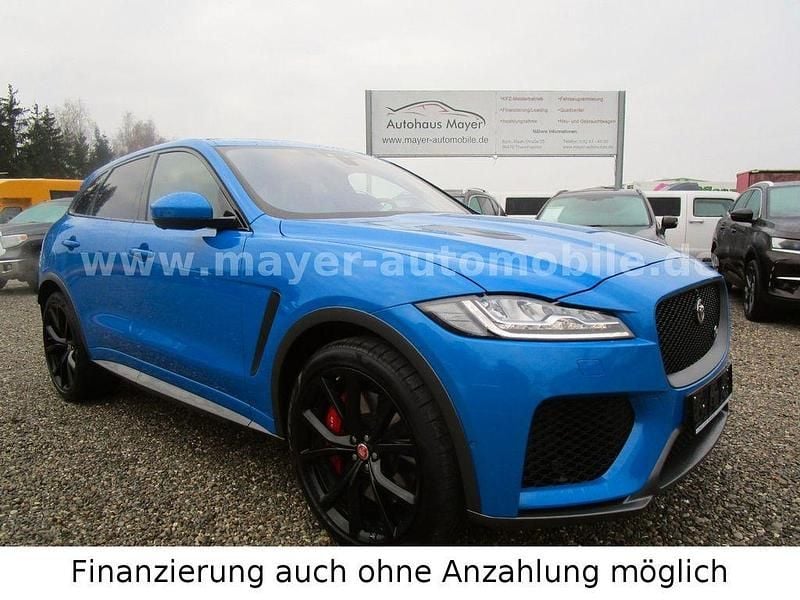 Blau Gebraucht 2020 Jaguar F-Pace SVR SUV | 46.999 € (Superpreis) - Bild 1/4