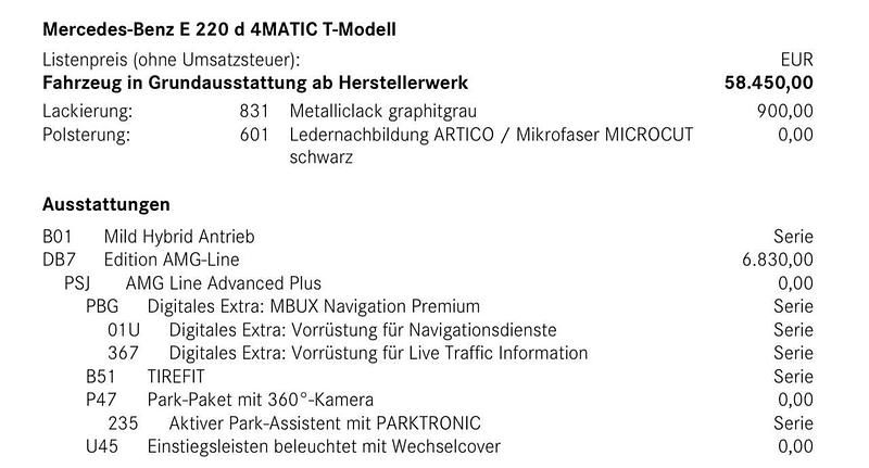 Gebraucht 2025 Mercedes E220 AMG line Kombi | 67.000 € - Bild 1/4