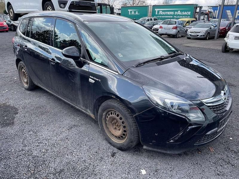 Gebraucht Opel Zafira Tourer Edition 110 PS (80 kW) 2012 Karbonschw graphitschw midnigh Van / Kleinbus