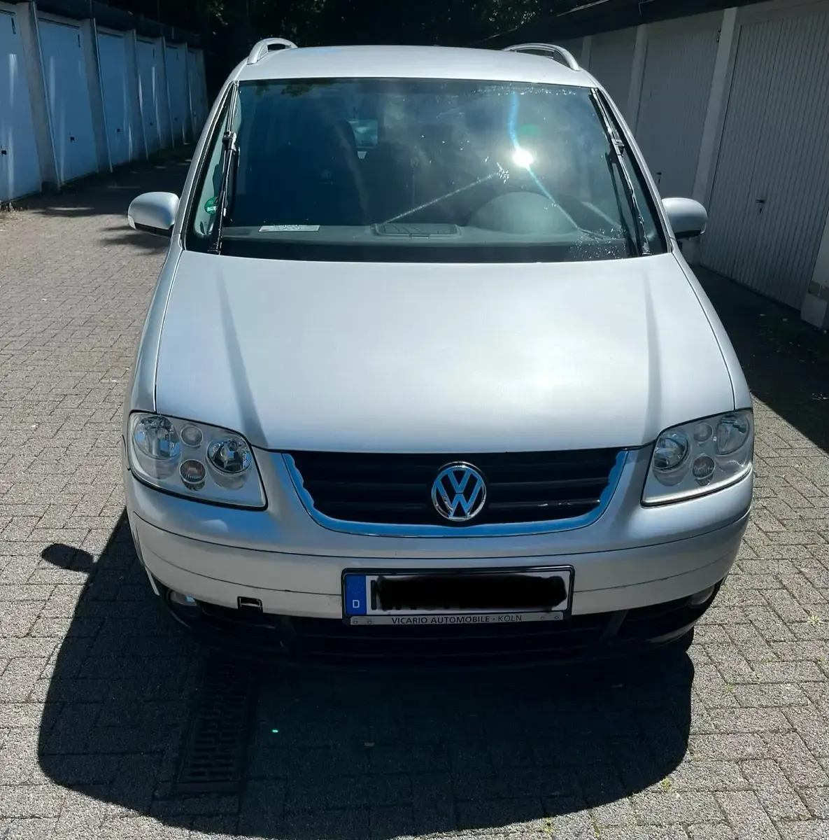 Gebraucht VW Touran 105 PS (77 kW) 2004 Silber Van / Kleinbus
