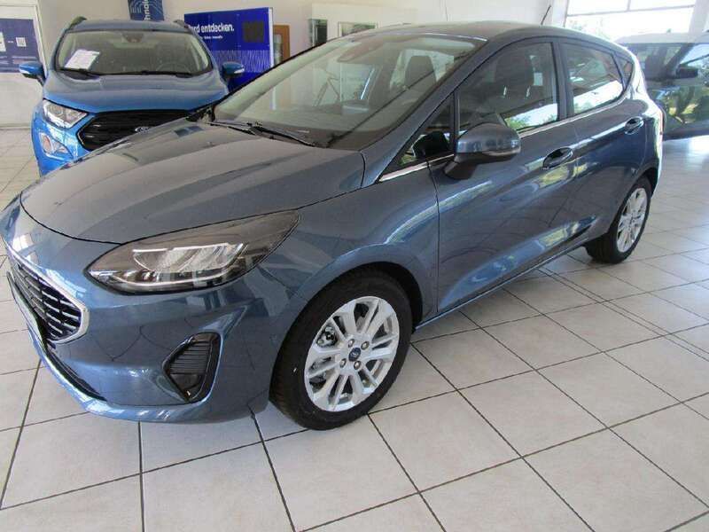 Chromablau metallic Gebraucht 2024 Ford Fiesta Kleinwagen | 22.400 € (Fairer Preis) - Bild 1/3