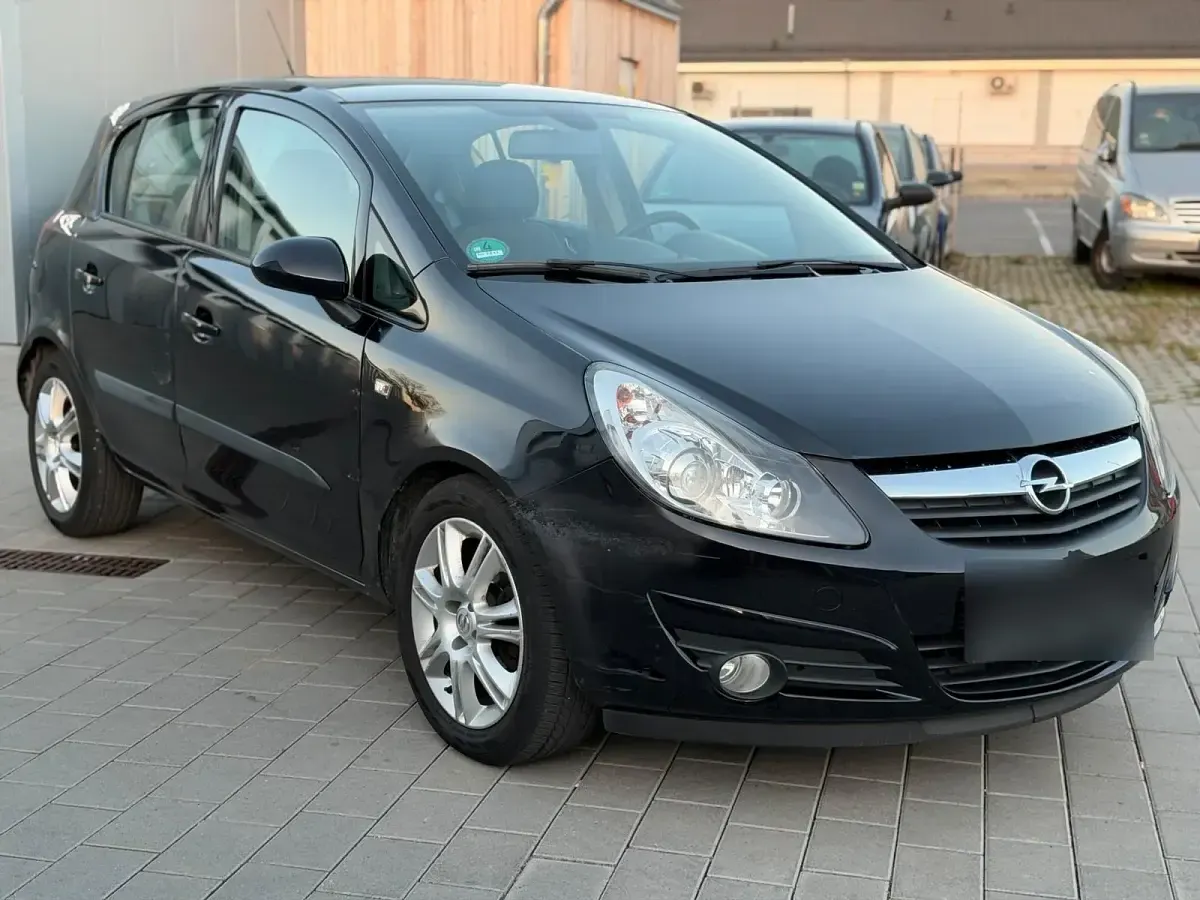 Gebraucht Opel Corsa 90 PS (66 kW) 2009 Schwarz Kleinwagen