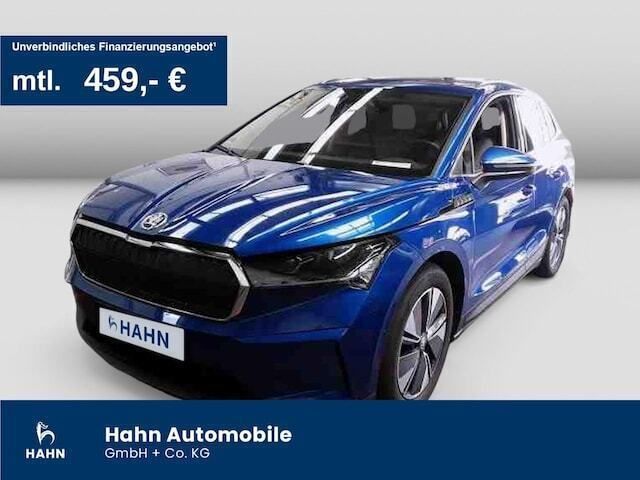 Blau Gebraucht 2022 Skoda Enyaq iV Loft SUV | 35.930 € (Guter Preis) - Bild 1/3