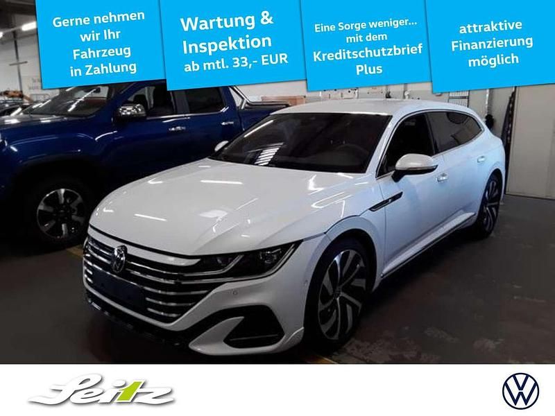Oryxweiß perlmutteffekt Gebraucht 2025 VW Arteon R-line Kombi | 45.999 € (Fairer Preis) - Bild 1/3