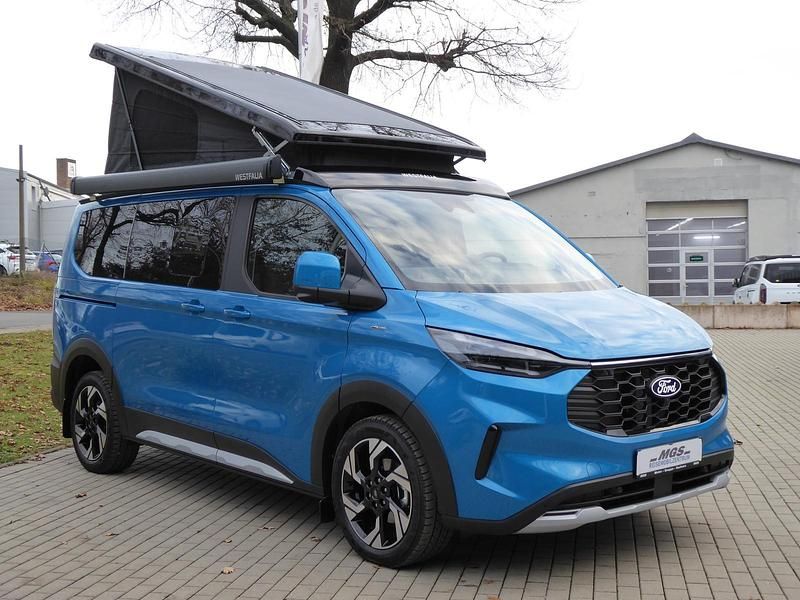 Neu Ford Tourneo Custom Active 170 PS (125 kW) 2025 Digital aqua blue metallic Van