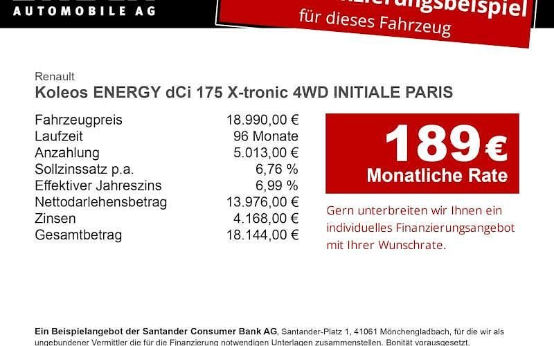 Gebraucht Renault Koleos Initiale Paris 183 PS (134 kW) 2018 Schwarz SUV