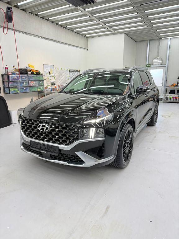 Schwarz Gebraucht 2021 Hyundai Santa Fe Signature SUV | 32.900 € (Guter Preis) - Bild 1/4