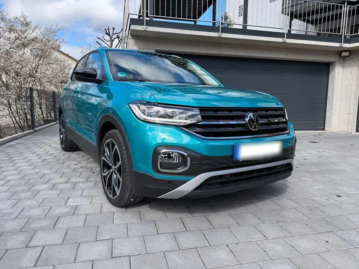 Gebraucht VW T-Cross Style 150 PS (110 kW) 2021 Grün SUV