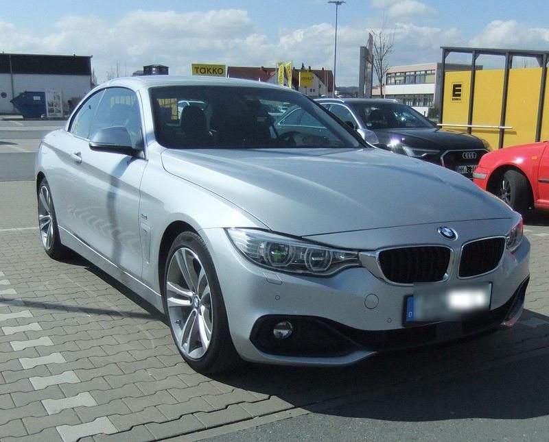 Silber Gebraucht 2016 BMW 430 Cabriolet Sport Line Cabrio | 26.900 € (Guter Preis) - Bild 1/4
